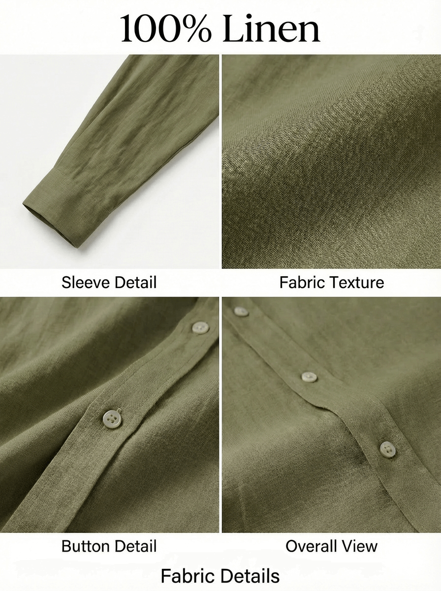 The 'Winter Sun' All-Season Pleated Trouser - Classic Khaki